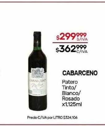 Nini Mayorista Cabarceno patero tinto blanco rosado oferta