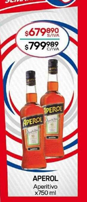 Nini Mayorista Aperol aperitivo oferta