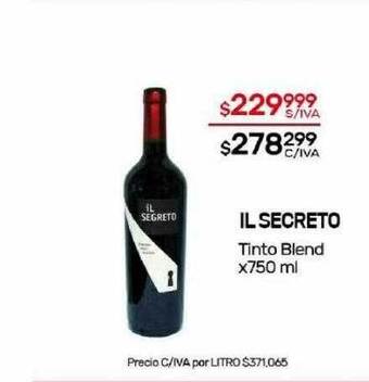 Nini Mayorista Il secreto tinto blend oferta
