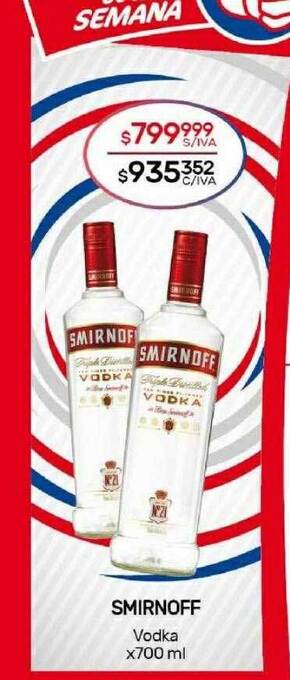 Nini Mayorista Smirnoff vodka oferta