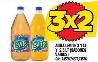 Supermercados Yaguar Agua levite oferta