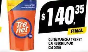 Supermercados Yaguar Quita mancha trenet oxi oferta