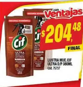 Supermercados Yaguar Lustra mue. cif ultra d p oferta