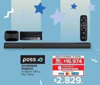 Carrefour Poss soundbar pssb310 oferta
