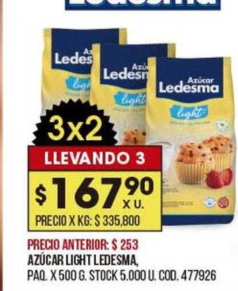 Coto Azúcar light ledesma oferta