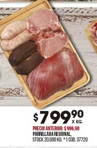 Coto Parrillada regional oferta