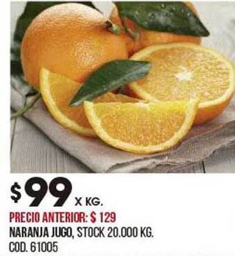 Coto Naranja jugo oferta