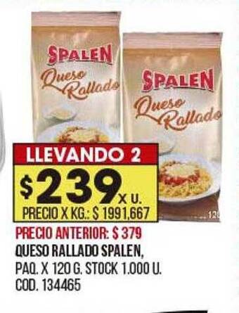 Queso rallado spalen