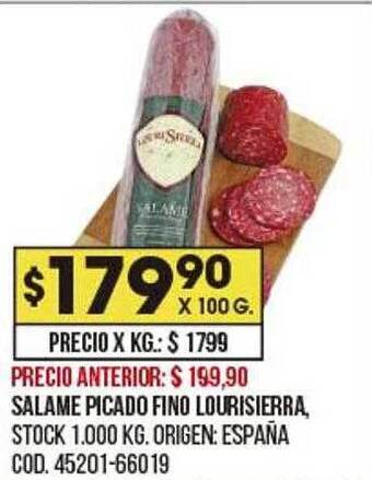 Coto Salame picado fino lourisierra oferta
