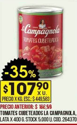 Coto Tomates cubeteados la campagnola oferta