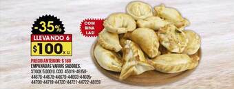 Coto Empanadas varios sabores oferta