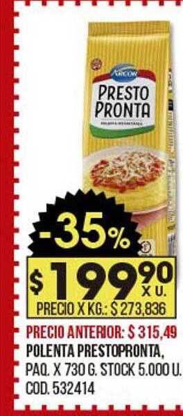 Coto Polenta prestopronta oferta