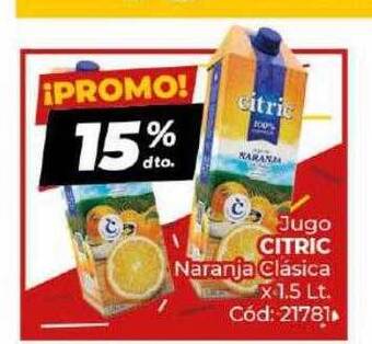 Diarco Jugo citric naranja clásica oferta