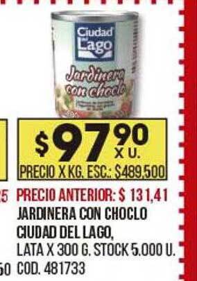 Coto Jardinera con choclo ciudad del lago oferta