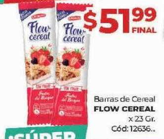 Diarco Barras de cereal flow cereal oferta