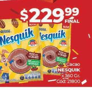 Diarco Cacao nesquik oferta