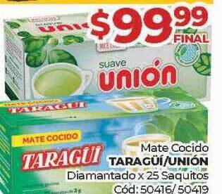 Diarco Mate cocido taragüí unión diamantado oferta