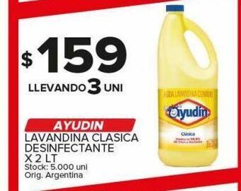 Carrefour Maxi Lavandina ayudin oferta