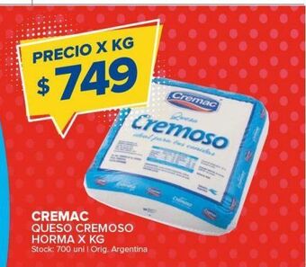 Carrefour Maxi Queso cremoso cremac oferta