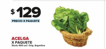 Carrefour Maxi Acelga x paquete oferta