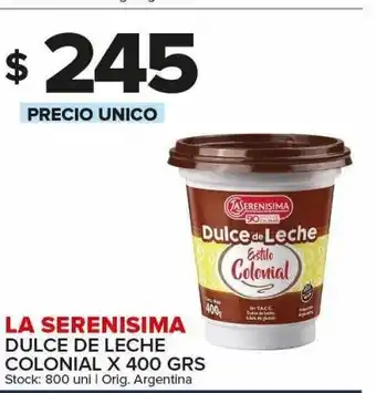 Carrefour Maxi Dulce de leche la serenísima oferta