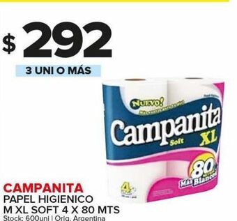 Carrefour Maxi Papel higienico campanita oferta