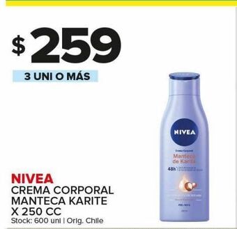 Carrefour Maxi Crema corporal nivea oferta