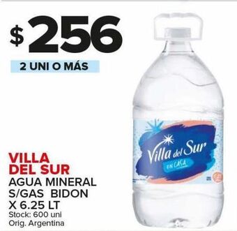 Carrefour Maxi Agua mineral villa del sur oferta