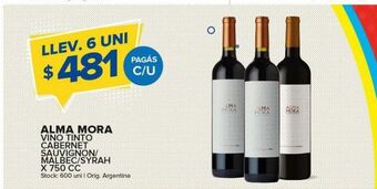 Carrefour Maxi Vino tinto alma mora oferta