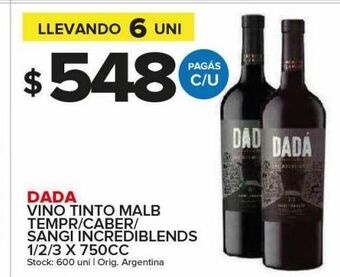 Carrefour Maxi Vino tinto dada oferta