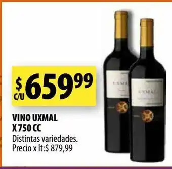 Punto Mayorista Vino uxmal x 750cc oferta