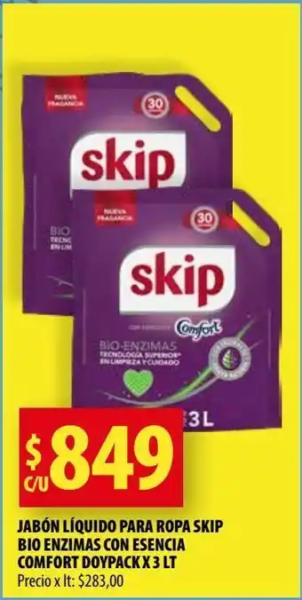 Punto Mayorista Jabón líquido skip x 3l oferta