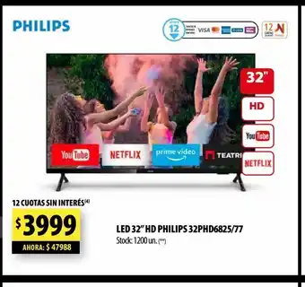 Punto Mayorista Smart tv led 32" philips oferta