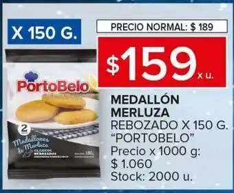 Carrefour Maxi Medallón merluza rebozado portobelo 150g oferta