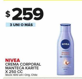 Carrefour Maxi Nivea crema corporal manteca karite oferta