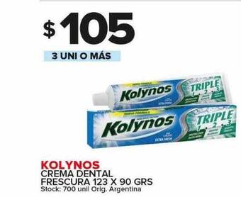 Carrefour Maxi Kolynos crema dental frescura oferta