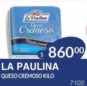 Masivos La paulina queso cremoso oferta