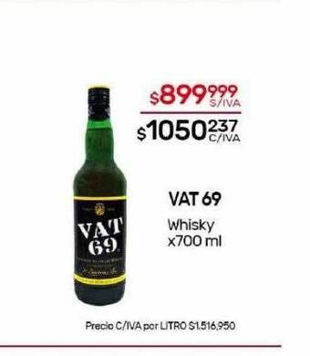 Nini Mayorista Vat 69 whisky oferta