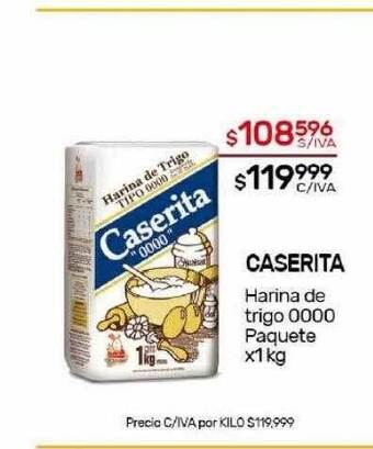 Nini Mayorista Caserita harina de trigo 0000 oferta