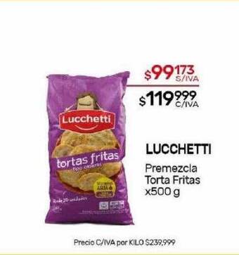 Nini Mayorista Lucchetti premezcla torta fritas oferta