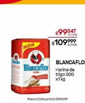 Nini Mayorista Blancaflor harina de trigo 000 oferta