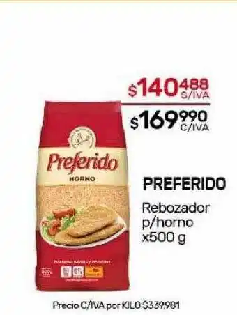 Nini Mayorista Preferido rebozador p horno oferta