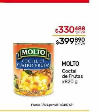 Nini Mayorista Molto coctel de frutas oferta