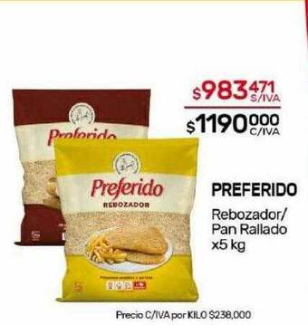 Nini Mayorista Preferido rebozador pan rallado oferta