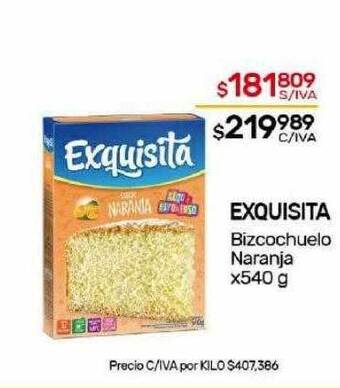 Nini Mayorista Exquisita bizcochuelo naranja oferta