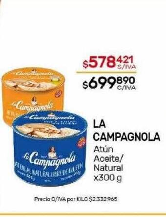 Nini Mayorista La campagnola atún aceite natural oferta