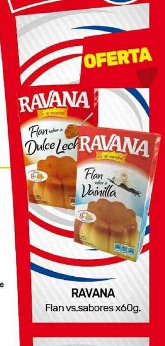 Nini Mayorista Ravana flan vs. sabores oferta