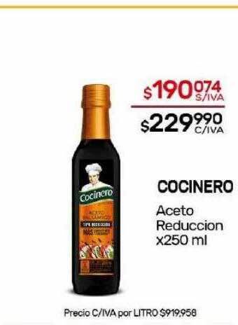 Nini Mayorista Cocinero aceto reduccion oferta