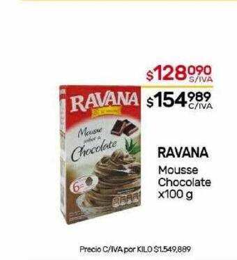 Nini Mayorista Ravana mousse chocolate oferta