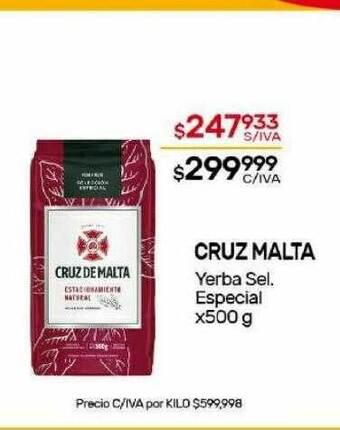 Nini Mayorista Cruz malta yerba sel. especial oferta